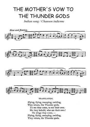 The mother's vow to the thunder god